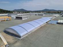 Notre zone d'activité pour ce service Système de désenfumage naturel pour ERP